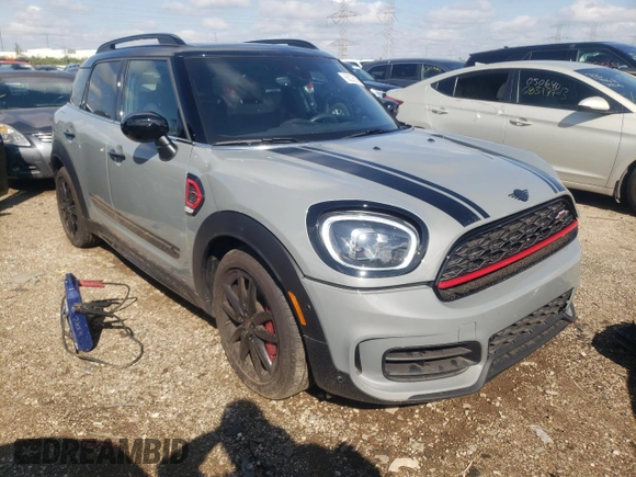 2023 MINI Countryman John Cooper Works with VIN WMZ33BS01P3P41960, listed as a Copart auction lot 68326993 with 5,325 mi miles and Salvage Title. Bid and sale history available at carsss.com. Image 4.