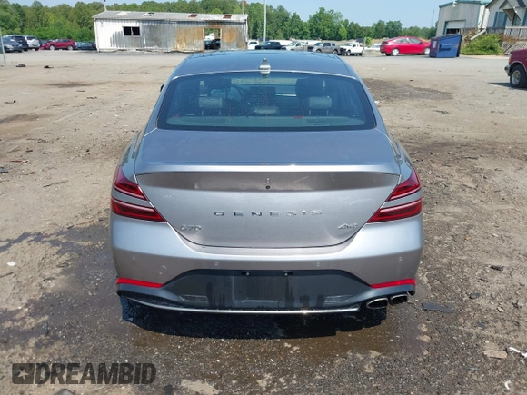 2023 Genesis G70 2.0T with VIN KMTG34TA2PU121151, listed as a IAAI auction lot 42425161 with 19,646 mi miles and . Bid and sale history available at DreamBid. Image 16.