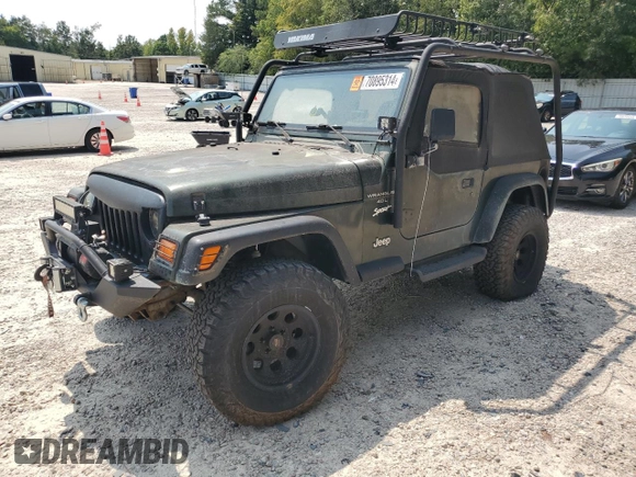 1997 Jeep Wrangler Sport with VIN 1J4FY19S8VP522719, listed as a Copart auction lot 70895314 with 174,536 mi miles and Clean Title. Bid and sale history available at carsss.com. Image 1.
