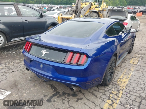 2015 Ford Mustang V6 with VIN 1FA6P8AM2F5321402, listed as a IAAI auction lot 42215558 with 137,209 mi miles and . Bid and sale history available at DreamBid. Image 4.