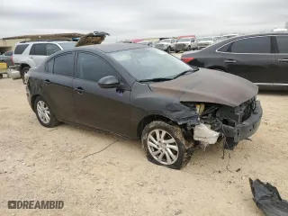 2012 Mazda Mazda3 i Touring with VIN JM1BL1VF3C1514703, listed as a Copart auction lot 87436804 with 206,457 mi miles and Salvage Title. Bid and sale history available at carsss.com. Image 4.