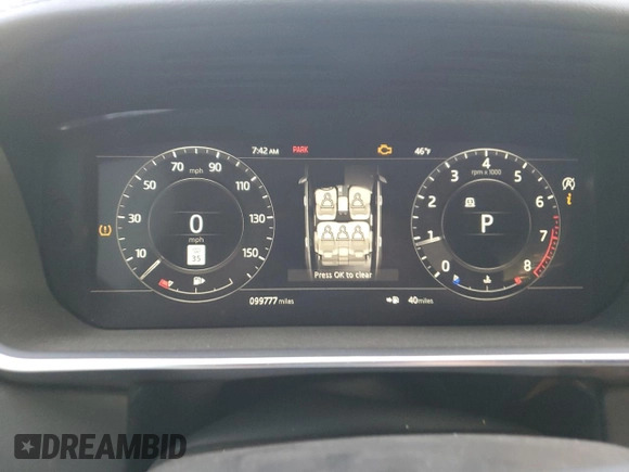 2018 Land Rover Range Rover HSE с VIN SALGS2SV3JA505192, выставлен на аукционе Copart как лот 42249675 с пробегом 99 777 миль миль и Списание • Salvage title. История ставок и продаж доступна на DreamBid. Изображение 9.