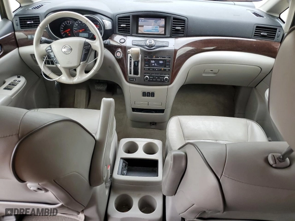 2015 Nissan Quest S with VIN JN8AE2KP8F9121606, listed as a Copart auction lot 54638664 with 104,186 mi miles. Bid and sale history available at carsss.com. Image 8.