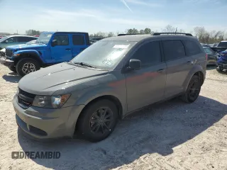 2020 Dodge Journey SE Value with VIN 3C4PDCAB8LT275871, listed as a Copart auction lot 48212735 with 82,741 mi miles and Salvage Title. Bid and sale history available at carsss.com. Image 1.