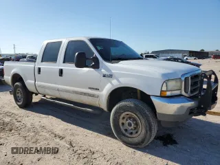 2002 Ford F-250 XL with VIN 1FTNW21F92EC56758, listed as a Copart auction lot 56746595 with 340,715 mi miles and Clean title. Bid and sale history available at DreamBid. Image 4.