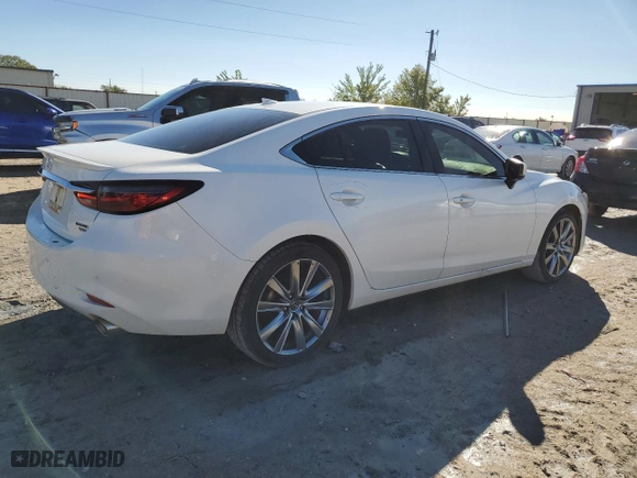 2021 Mazda Mazda6 Signature with VIN JM1GL1XY6M1614767, listed as a Copart auction lot 78573824 with 47,661 mi miles and Salvage Title. Bid and sale history available at carsss.com. Image 3.