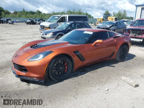 2015 Chevrolet Corvette Z06 2LZ with VIN 1G1YR2D64F5606571, listed as a Copart auction lot 68021634 with 16,188 mi miles and Clean Title. Bid and sale history available at carsss.com. Image 1.