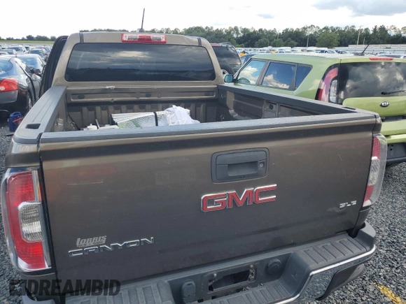 2016 GMC Canyon 2WD SLE with VIN 1GTG5CE33G1152962, listed as a Copart auction lot 74177544 with 0 mi miles and Salvage Title. Bid and sale history available at carsss.com. Image 6.