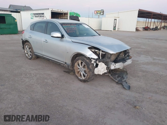 2017 Infiniti QX50 with VIN JN1BJ0RP2HM389625, listed as a IAAI auction lot 41600350 with Not Provided miles. Bid and sale history available at carsss.com. Image 1.