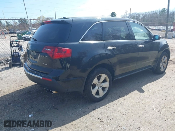 2012 Acura MDX Tech Pkg with VIN 2HNYD2H39CH525781, listed as a IAAI auction lot 42076717 with 179,563 mi miles. Bid and sale history available at carsss.com. Image 4.