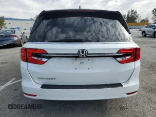 2022 Honda Odyssey EX-L with VIN 5FNRL6H72NB021962, listed as a Copart auction lot 47251375 with 47,627 mi miles and Salvage Title. Bid and sale history available at DreamBid. Image 6.