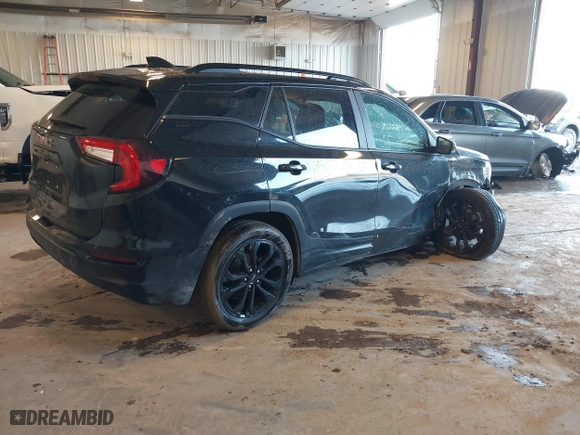 2022 GMC Terrain SLE with VIN 3GKALTEV1NL260634, listed as a IAAI auction lot 41721990 with 46,527 mi miles. Bid and sale history available at carsss.com. Image 4.