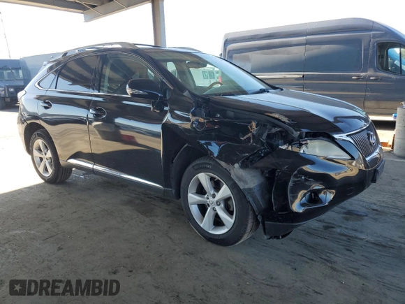 2010 Lexus RX 350 with VIN JTJZK1BA4A2000728, listed as a Copart auction lot 50377755 with 181,137 mi miles and Salvage title. Bid and sale history available at DreamBid. Image 4.