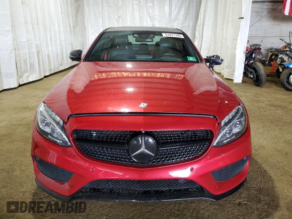 2016 Mercedes-Benz C 450 AMG with VIN 55SWF6EB1GU065276, listed as a Copart auction lot 51871165 with 85,879 mi miles and Salvage title. Bid and sale history available at DreamBid. Image 5.