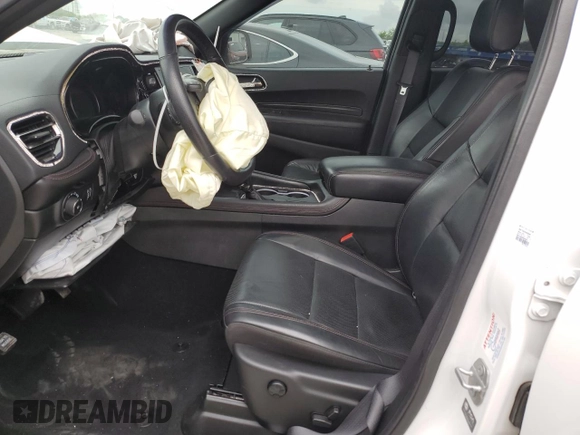 2021 Dodge Durango R/T with VIN 1C4SDJCT9MC762787, listed as a Copart auction lot 60757995 with 41,533 mi miles and Salvage title. Bid and sale history available at DreamBid. Image 7.