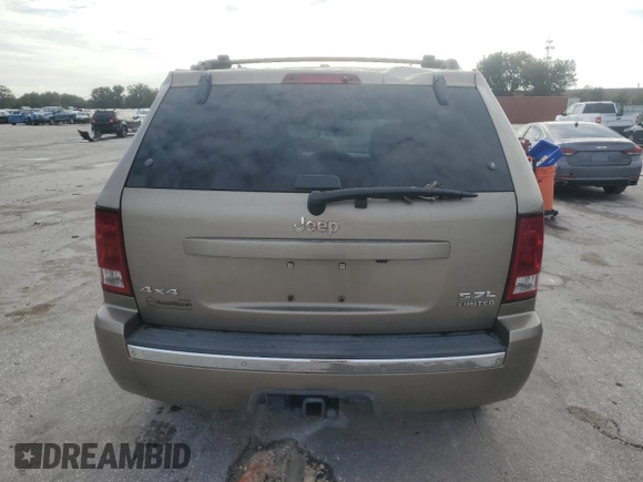 2005 Jeep Grand Cherokee Limited with VIN 1J8HR58215C671851, listed as a Copart auction lot 70700074 with 108,304 mi miles and Salvage Title. Bid and sale history available at carsss.com. Image 6.