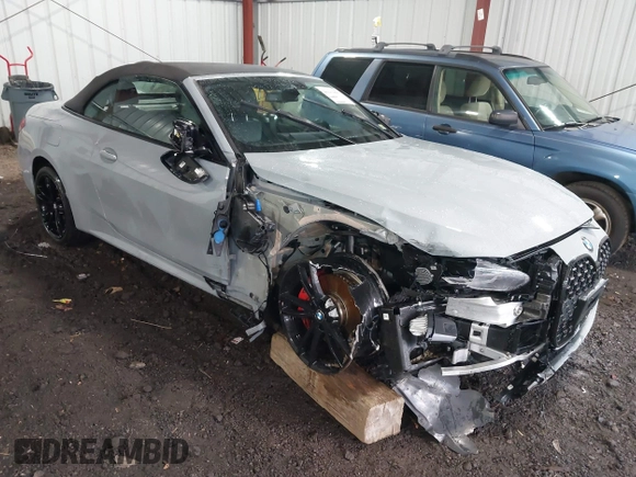2024 BMW 4 Series 430i xDrive with VIN WBA43AT00RCN83317, listed as a IAAI auction lot 41211849 with 12,000 mi miles and . Bid and sale history available at DreamBid. Image 1.