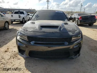 2021 Dodge Charger SRT Hellcat Redeye Widebody with VIN 2C3CDXL94MH659323, listed as a Copart auction lot 85601444 with 0 mi miles and Salvage Title. Bid and sale history available at carsss.com. Image 5.