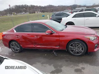 2014 Infiniti Q50 Premium with VIN JN1BV7AR5EM704052, listed as a IAAI auction lot 41155726 with 100,830 mi miles. Bid and sale history available at carsss.com. Image 13.