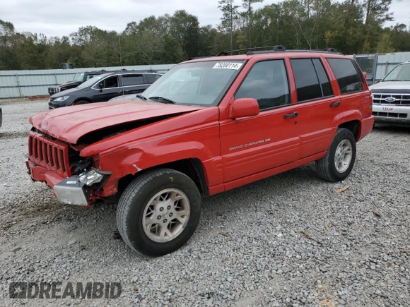 1998 Jeep Grand Cherokee Limited z VIN 1J4GZ78S0WC276411, wystawiony jako Copart lot #78200114 z przebiegiem 220 856 mil mil oraz Szkoda całkowita • Salvage title. Historia ofert i sprzedaży dostępna na DreamBid. Obrazek 1.