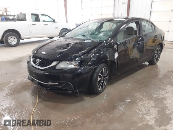 2013 Honda Civic EX with VIN 19XFB2F84DE035800, listed as a IAAI auction lot 41146476 with 217,185 mi miles and . Bid and sale history available at DreamBid. Image 2.