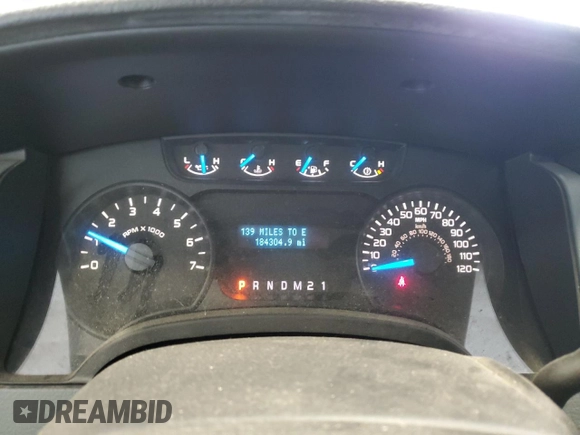 2013 Ford F-150 XL with VIN 1FTFW1EF4DFD78434, listed as a Copart auction lot 53124965 with 184,304 mi miles and Non Repairable. Bid and sale history available at carsss.com. Image 9.