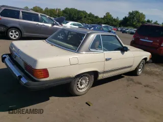 1984 Mercedes-Benz 380 with VIN WDBBA45AXEA014440, listed as a Copart auction lot 71004334 with Not Provided miles and Clean Title. Bid and sale history available at carsss.com. Image 3.