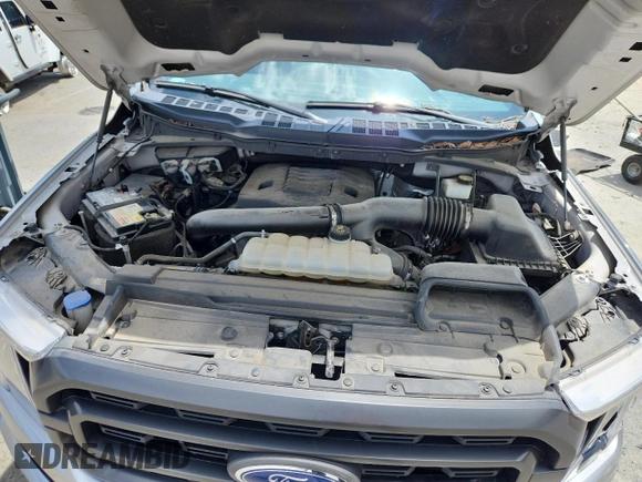 2021 Ford F-150 XL with VIN 1FTFW1E84MKD35382, listed as a Copart auction lot 63413675 with Not provided miles and Salvage title. Bid and sale history available at DreamBid. Image 11.