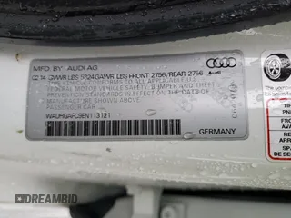 2014 Audi A6 3.0T Prestige with VIN WAUHGAFC9EN113121, listed as a Copart auction lot 80031824 with 106,026 mi miles and Salvage Title. Bid and sale history available at carsss.com. Image 12.