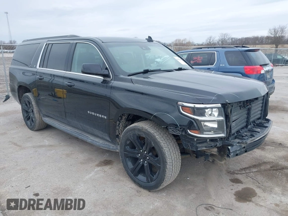 2019 Chevrolet Suburban LT with VIN 1GNSKHKC7KR192984, listed as a IAAI auction lot 41833683 with 176,406 mi miles and . Bid and sale history available at DreamBid. Image 1.