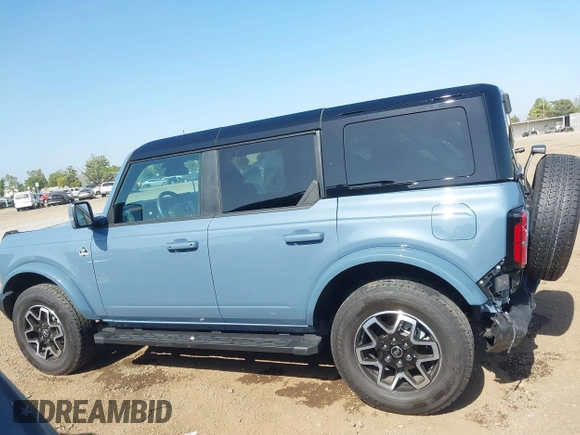 2024 Ford Bronco Outer Banks with VIN 1FMDE8BH4RLA95142, listed as a IAAI auction lot 42531864 with 11,442 mi miles and . Bid and sale history available at DreamBid. Image 14.