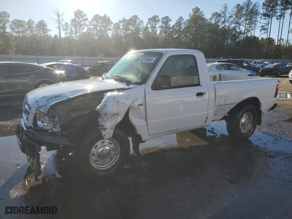 2002 Ford Ranger XL with VIN 1FTYR10D52PA97532, listed as a Copart auction lot 83749834 with 155,627 mi miles and Salvage Title. Bid and sale history available at carsss.com. Image 1.