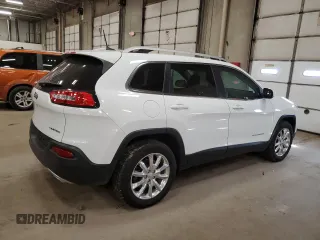 2017 Jeep Cherokee Limited with VIN 1C4PJMDS7HW658860, listed as a Copart auction lot 48559645 with 129,861 mi miles and Salvage Title. Bid and sale history available at carsss.com. Image 3.
