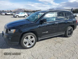2014 Jeep Compass Latitude with VIN 1C4NJCEB7ED632136, listed as a Copart auction lot 47590205 with 109,883 mi miles and Salvage Title. Bid and sale history available at carsss.com. Image 1.