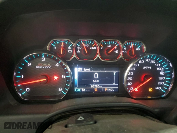 2017 Chevrolet Silverado 1500 LT with VIN 1GCVKREC0HZ141018, listed as a Copart auction lot 52708255 with 96,790 mi miles and Salvage Title. Bid and sale history available at DreamBid. Image 9.