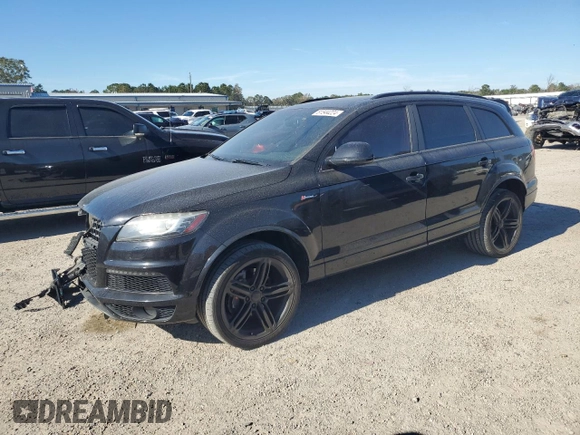 2013 Audi Q7 3.0T S line Prestige with VIN WA1DGAFE1DD006436, listed as a Copart auction lot 81544224 with 195,571 mi miles and Salvage Title. Bid and sale history available at carsss.com. Image 1.