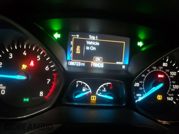 2019 Ford Escape SE with VIN 1FMCU0GD7KUB99288, listed as a Copart auction lot 45364095 with 86,723 mi miles and Salvage Title. Bid and sale history available at carsss.com. Image 9.