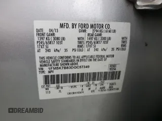 2013 Ford Explorer z VIN 1FM5K7B83DGC57349, wystawiony jako Copart lot #44470295 z przebiegiem 215 899 mil mil oraz Szkoda całkowita • Salvage title. Historia ofert i sprzedaży dostępna na DreamBid. Obrazek 15.