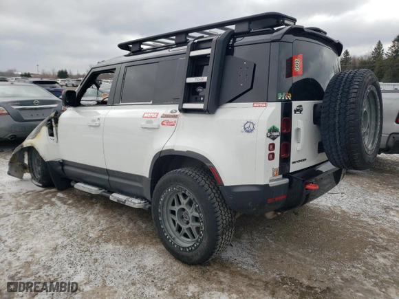 2023 Land Rover Defender S with VIN SALEJ7EX5P2126248, listed as a Copart auction lot 41765975 with 0 mi miles and Non Repairable. Bid and sale history available at carsss.com. Image 2.
