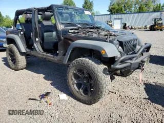 2015 Jeep Wrangler Unlimited Freedom with VIN 1C4BJWDG8FL689194, listed as a Copart auction lot 58016385 with 108,026 mi miles and Salvage title. Bid and sale history available at DreamBid. Image 4.