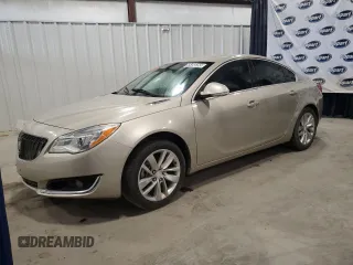 2016 Buick Regal z VIN 2G4GK5EX1G9162579, wystawiony jako Copart lot #55456355 z przebiegiem 102 779 mil mil oraz Czysty tytuł • Clean title. Historia ofert i sprzedaży dostępna na DreamBid. Obrazek 1.