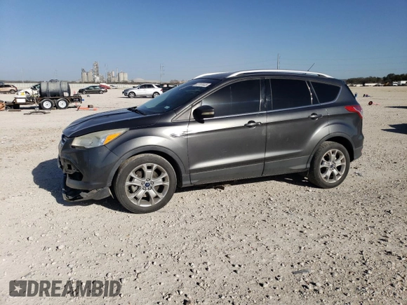 2015 Ford Escape Titanium with VIN 1FMCU0J90FUB48533, listed as a Copart auction lot 47787445 with 132,294 mi miles and Salvage Title. Bid and sale history available at carsss.com. Image 1.
