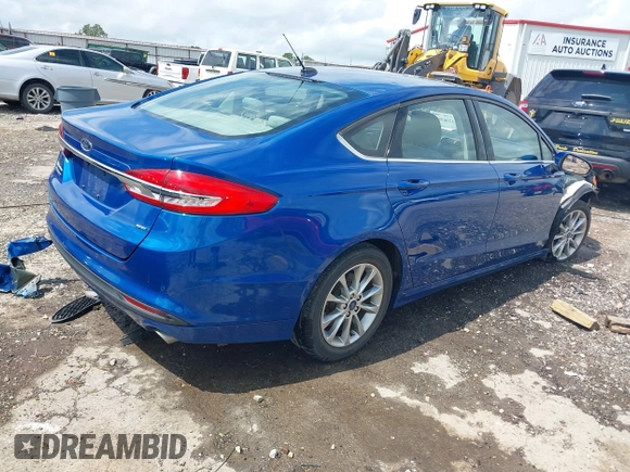 2017 Ford Fusion SE with VIN 3FA6P0H7XHR219184, listed as a IAAI auction lot 42469809 with 45,499 mi miles and . Bid and sale history available at DreamBid. Image 4.