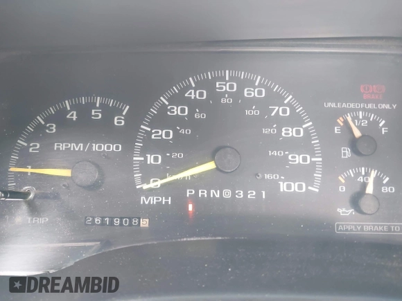 1997 Chevrolet Silverado 1500 with VIN 1GCEK19RXVE110345, listed as a IAAI auction lot 41911626 with 261,908 mi miles and . Bid and sale history available at DreamBid. Image 7.