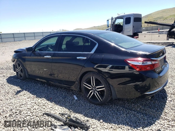 2016 Honda Accord Sport z VIN 1HGCR2F59GA175838, wystawiony jako Copart lot #56034815 z przebiegiem 117 125 mil mil oraz Szkoda całkowita • Salvage title. Historia ofert i sprzedaży dostępna na DreamBid. Obrazek 2.