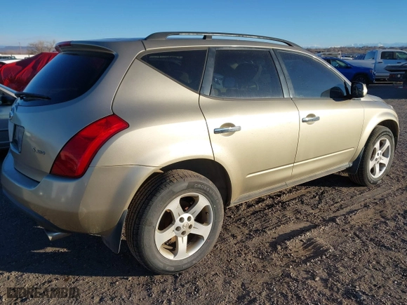 2005 Nissan Murano SL with VIN JN8AZ08W05W441073, listed as a IAAI auction lot 41344637 with 195,597 mi miles. Bid and sale history available at carsss.com. Image 4.