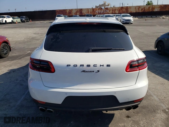 2017 Porsche Macan S z VIN WP1AB2A55HLB13973, wystawiony jako Copart lot #55531895 z przebiegiem 66 285 mil mil oraz Szkoda całkowita • Salvage title. Historia ofert i sprzedaży dostępna na DreamBid. Obrazek 6.