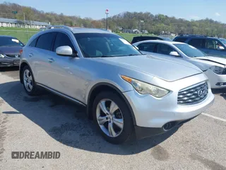 2009 Infiniti FX with VIN JNRAS18W39M151949, listed as a IAAI auction lot 41949315 with 179,276 mi miles. Bid and sale history available at carsss.com. Image 1.