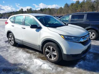 2018 Honda CR-V LX with VIN 2HKRW6H37JH208260, listed as a IAAI auction lot 41498130 with 156,966 mi miles. Bid and sale history available at carsss.com. Image 1.