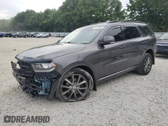 2018 Dodge Durango GT with VIN 1C4RDJDG4JC448248, listed as a Copart auction lot 68718004 with 74,495 mi miles and Salvage title. Bid and sale history available at DreamBid. Image 1.
